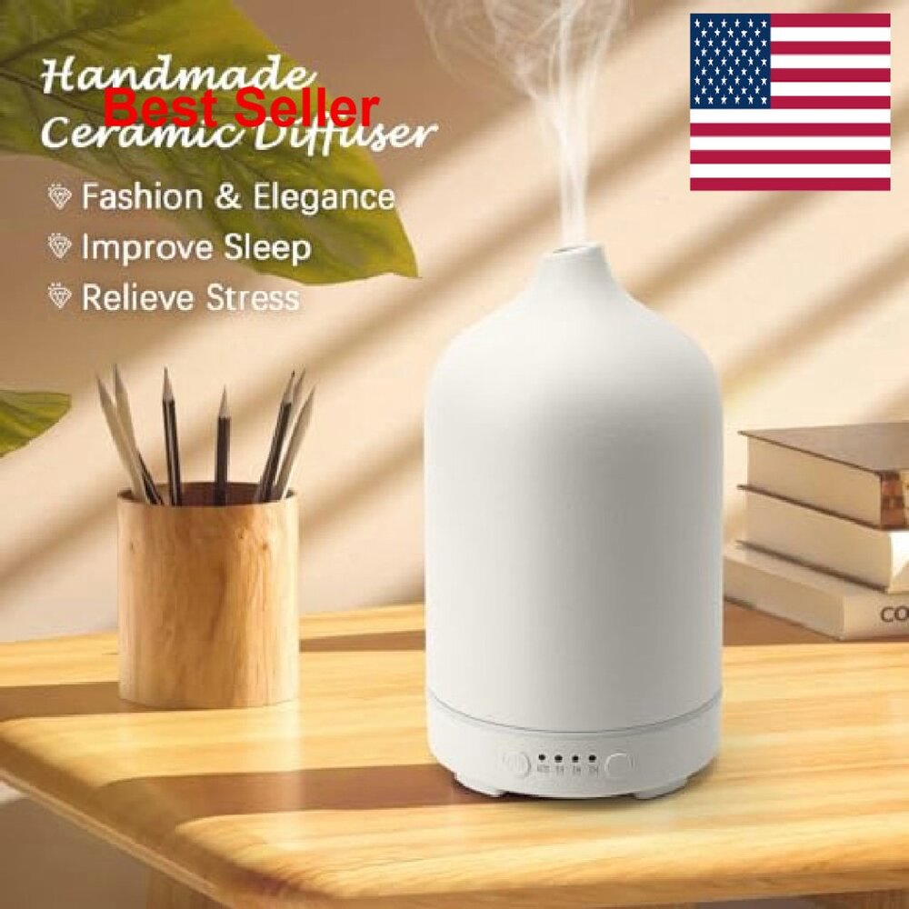 Ceramic Essential Oil Diffuser Aromatherapy Home … - image 4